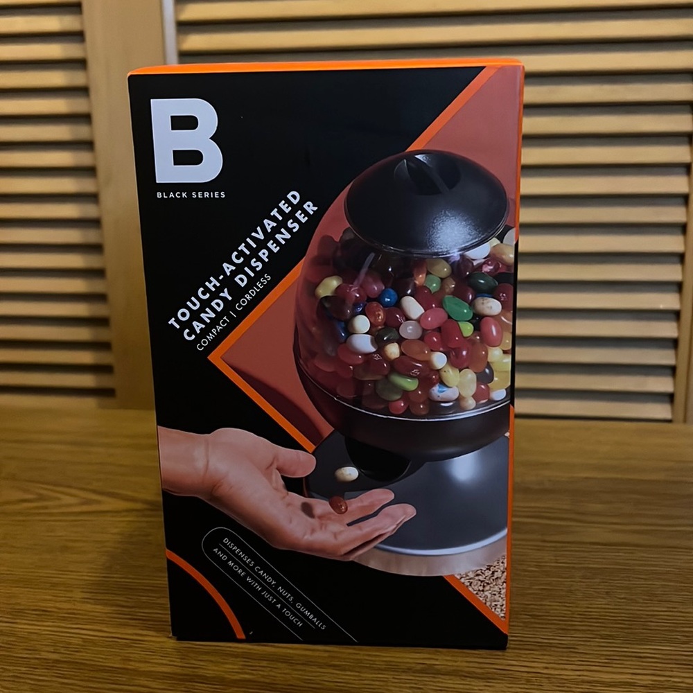 Black Series Touch-Activated Candy Dispenser NIB